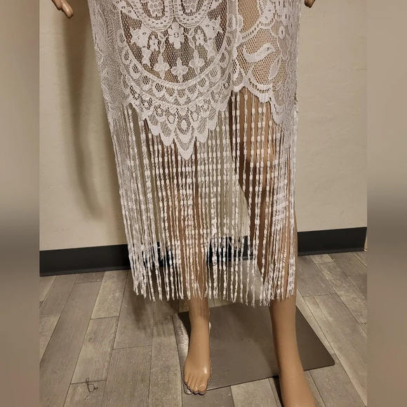 KTOO Fringe Lace "See Through" Dress (Size S) - Picture 3 of 11